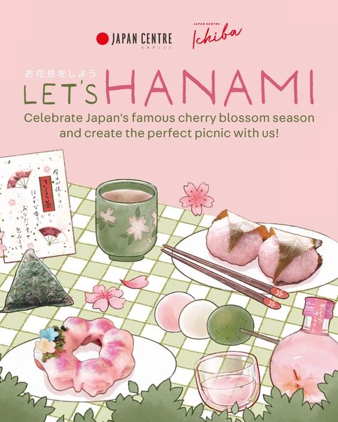 🌸Let's Hanami!🌸 Join us for the next month as we celebrate cherry blossom season. In Japan, cherry blossoms are celebrated with ‘hanami’, the traditional custom of celebrating spring and the beauty of the cherry blossom trees. Friends and family gather beneath the trees with sake and food and have hanami picnics. The tradition of hanami began over 1000 years ago, and became popular when Emperor Saga organised large parties with food and sake under the famous cherry blossom sakura trees and... Hanami Picnic, Hanami Festival, Japan Cherry Blossoms, Japanese Cherry Blossom Festival, Sakura In Japan, Hosting Christmas Dinner, Hanami Festival Japanese Cherry Blossoms, Sakura Trees, Japanese Cherry Blossom Bath & Body Works Set