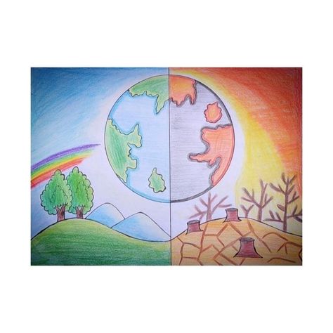 Upcycling Projects For Kids, Nature Drawing For Kids, Save Water Drawing, Save Water Poster Drawing, Earth Day Drawing, Selamat Hari Jadi, Earth Drawings, Earth Day Projects, Banner Drawing