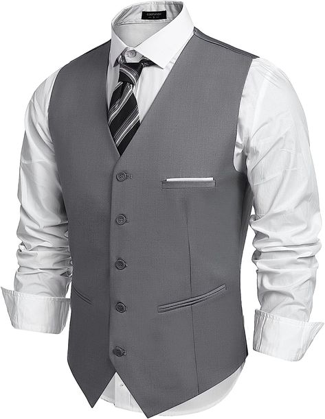 Men Vest Outfits, Vest Coats, Dress Suit Vest, Business Suit Vest, Mens Dress Vests, Vest Outfits Men, Men's Business Suits, Formal Vest, Fashion Formal