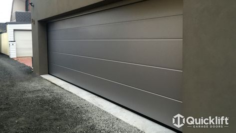 4Ddoors Sectional Garage Doors | Quicklift Garage Doors Sliding Garage Doors, Sectional Garage Doors, Garage Door Styles, Safe Door, Garage Door Design, Roller Doors, Concealed Hinges, Best Insulation, Hobby Room