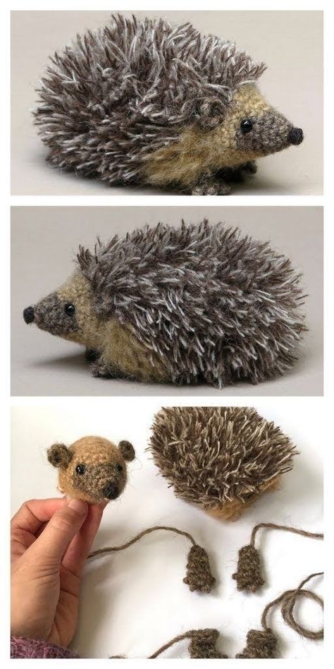 Crochet Hedgehog, Crochet Amigurumi Patterns, Confection Au Crochet, Animal Knitting Patterns, Pola Amigurumi, Crochet Animals Free Patterns, Crochet Amigurumi Free Patterns, Crochet Amigurumi Free, Crochet Animal Patterns