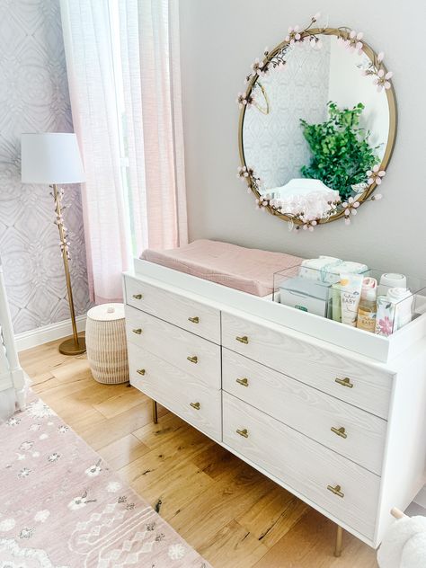 Baby girl bunny nursery