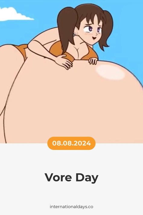 Vore Day is an opportunity to celebrate an unusual art form, as it brings together the creative minds of Japan and the rest of the world! Inflation Art, Vore Art, Autumn Core, Thomas And His Friends, Belly Art, Poetry Day, Fat Art, Magic Day, Dancing Day