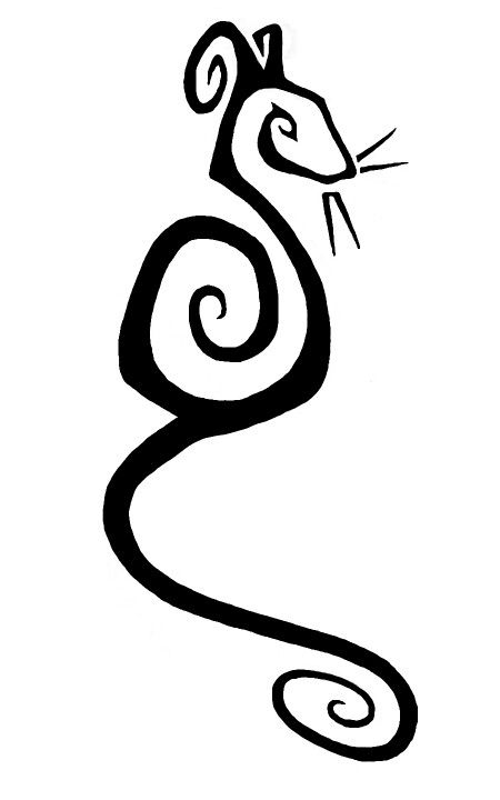 Rat clan Rat Silhouette Tattoo, Rat Tattoo Design Simple, Rat Graphic Design, Rat Line Art, Rat Tattoo Simple, Rat Draw, Tattoos Doodles, Rat Outline, Rat Tattoo Design