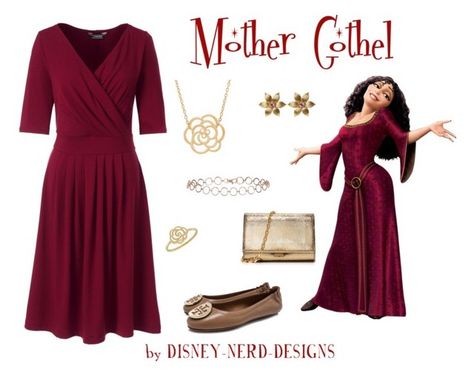 "Mother Gothel Disney Bound" by disney-nerd-designs ❤ liked on Polyvore featuring Lands' End, Tory Burch, Lord & Taylor, La Perla, Michael Kors, flower, disney, disneybound, tangled and mothergothel Mother Gothel Disneybound, Mother Gothel Costume, Universal Outfits, Villain Party, Disney Villain Party, Villains Party, Autumn Things, Mother Gothel, Plus Size Disney