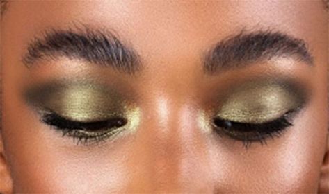 Olive Green Wedding Makeup, Olive Eyeshadow Looks, Eye Makeup Chart, Olive Green Eyeshadow Looks, Green Gold Eyeshadow, Olive Green Makeup, Olive Green Eyeshadow, Olive Eyeshadow, Glass Glowing Skin