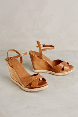 http://www.anthropologie.com/anthro/product/36376556.jsp?color=026&cm_mmc=userselection-_-product-_-share-_-36376556 Tan Wedges, Espadrilles Platform, Studded Heels, Heels & Wedges, Shoe Obsession, Cute Shoes, Summer Shoes, Wedge Shoes, Wedge Sandals