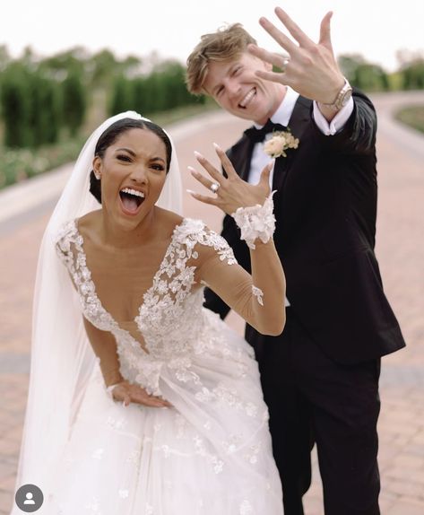 Interacial Wedding, Tara Davis, Biracial Couples, Swirl Couples, Black Woman White Man, Interracial Wedding, Interacial Couples, Mixed Couples, Interracial Marriage