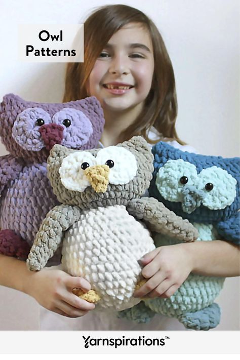 Crochet Project For Beginners, Crochet Projects For Beginners, Owl Crochet Pattern Free, Diy Crochet Gifts, First Crochet, Owl Crochet, Owl Crochet Patterns, Advanced Crochet, Crochet Owl