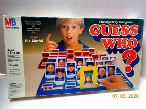 45 Board Games Popular in the '90s That'll Give You All Sorts of Nostalgia Guess Who Board Game, 90s Board Games, The Guess Who, Family Boards, Vintage Board Games, 90s Toys, Milton Bradley, Family Board Games, Classic Board Games