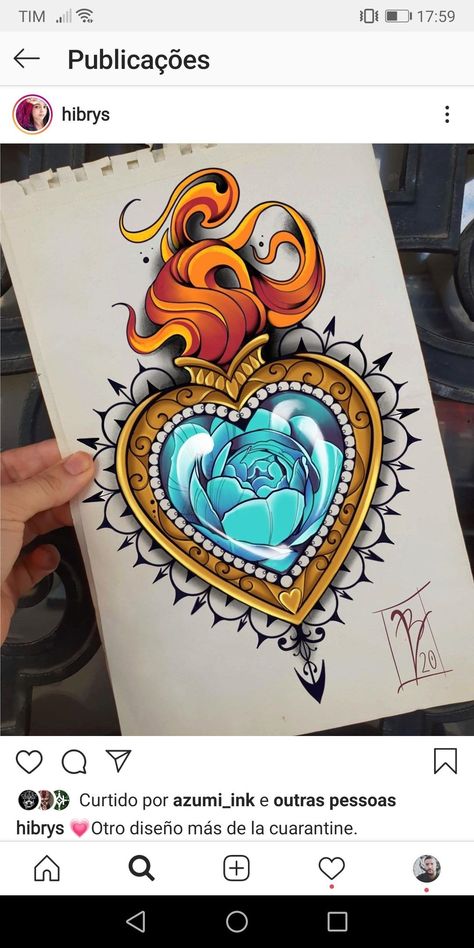 Neo Traditional Tattoo Color Palette, New School Sacred Heart Tattoo, New School Heart Tattoo, Neo Traditional Heart Tattoo, Neo Traditional Heart, Sacred Heart Tattoo Design, Traditional Heart Tattoos, Ink Tattoo Design, Red Tattoo Ideas