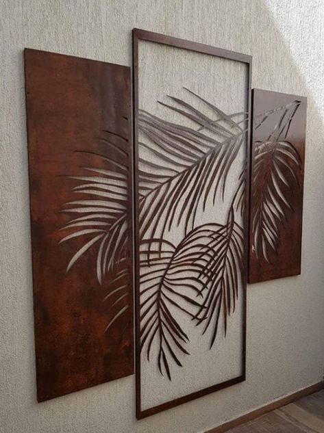 Wall Painting Frames, Mdf Panel, Creative Wall Decor, Laser Engraved Ideas, Cnc Design, Wall Decor Design, Leaf Wall Art, Welding Projects, Wooden Art