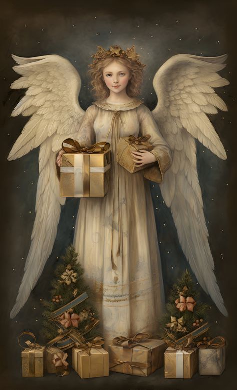 Cherub Art, Angel Images, Winter Project, Angel Painting, Angel Pictures, Angel Face, Fairy Angel, Traditional Paintings, Angel Art