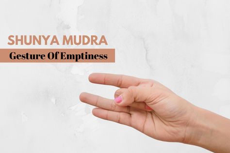 Shunya Mudra, Blocked Ears, Hand Yoga, Atrial Septal Defect, Nervus Vagus, Ear Ringing, Ear Problems, Hand Mudras, Relieve Gas