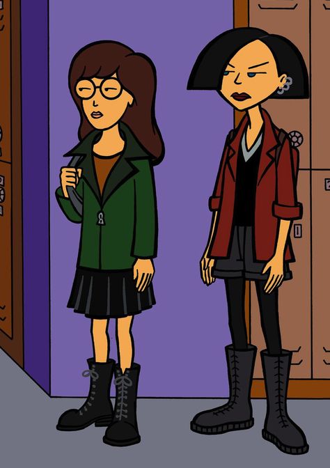 Daria - mtv Daria Outfit Ideas, Daria And Jane Costume, Daria Costume Halloween, Daria Morgendorffer Costume, Daria Halloween Costume, Daria Outfit, Daria Costume, Daria Cosplay, Daria Characters