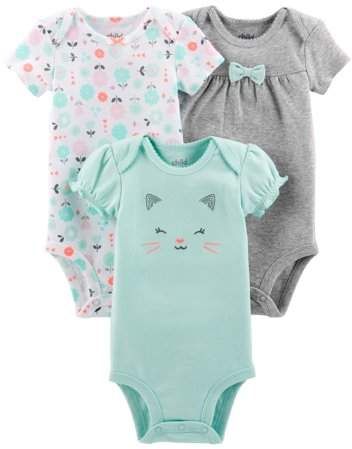 Carters Baby Clothes, Baby Care Essentials, Mint Flowers, Chubby Babies, Baby Ootd, Baby Girl Shorts, Baby Pajamas, Baby Supplies, Carters Baby