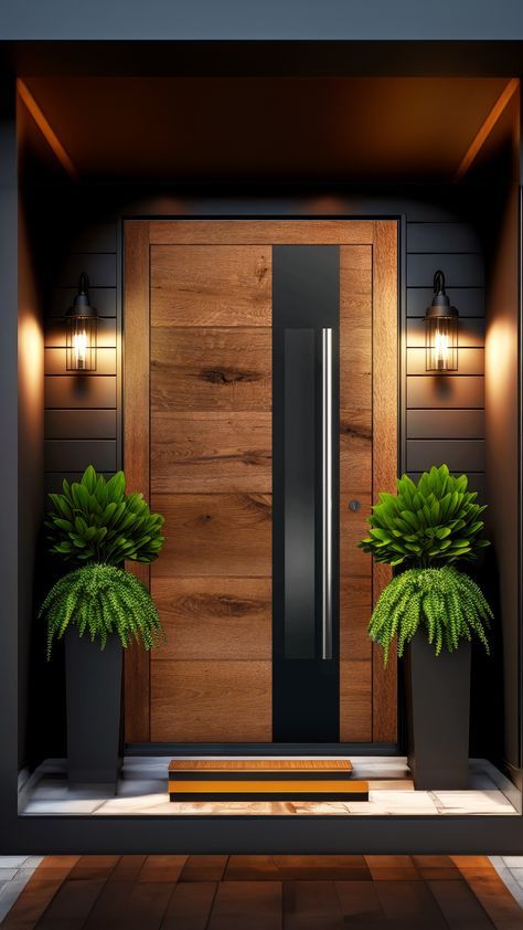 House Main Door, House Front Door Design, Modern Entrance Door, House Main Door Design, Villain Aesthetic, Modern Entrance, Home Door Design, Classic Villa, Entrance Door Design