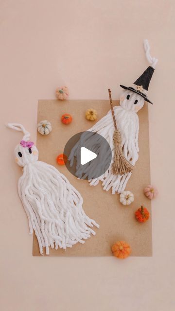 Crafts Cardboard, Cardboard Decor, Halloween Diy Kids, Preschool Craft Activities, Crafts Recycled, Ghost Crafts, Halloween Arts And Crafts, Witch Diy, 2024 Halloween