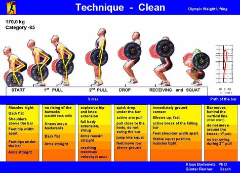 Blonyx - #Infographic - The Olympic Lifts: a Breakdown Olympic Weights, Olympic Weightlifting, Olympic Lifting, Crossfit Workouts, I Work Out, Powerlifting, Fitness Nutrition, Weight Training, The Times