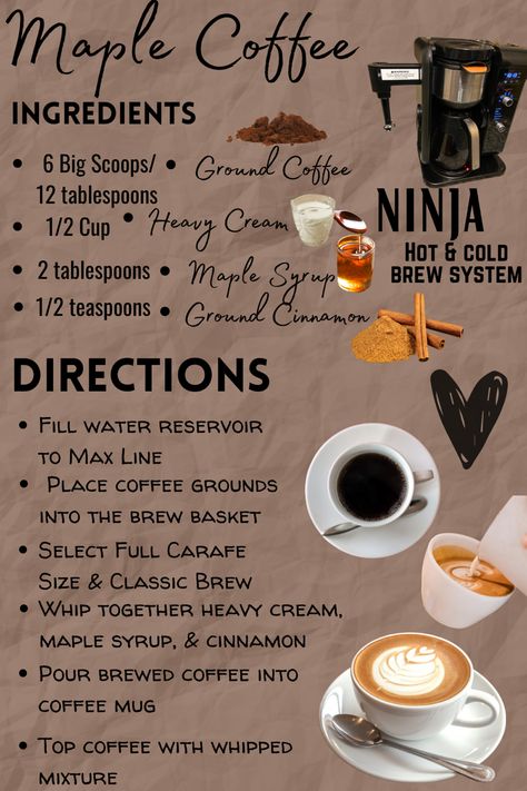 I’ve Coffee At Home, Healthy Hot Coffee Recipes At Home, Best Hot Coffee Recipe, Ninja Hot And Cold Brew System Recipes, Hot Coffee Recipes At Home How To Make, Ninja Dualbrew Pro Coffee Recipes, Ninja Specialty Coffee Maker Recipes, How To Make Good Coffee At Home, Ninja Dual Brew Pro Recipes