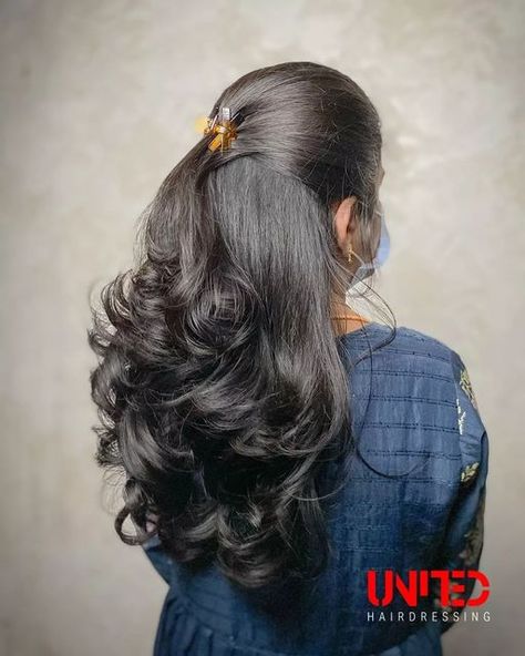 Indian Hair Cuts, Clip Hairstyle, Indian Long Hair Braid, Long Indian Hair, Long Silky Hair, Clip Hairstyles, Indian Hair, Permed Hairstyles, Haircuts For Long Hair