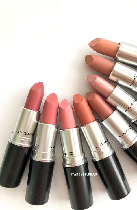 neutral lipstick, mac lipstick, nude lipstick, mac lip swatches, mac lipstick colours, mac lipstick names, nude mac lipstick, nude mac lipstick swatches Mac Lipstick Shades Top 10, Mac Creme D'nude Lipstick, Mac Lipstick Aesthetic, Lipstick Names, Lipstick Colours, Neutral Lipstick, Brown Smokey Eye Makeup, Mac Lipstick Colors, Mac Lipstick Swatches