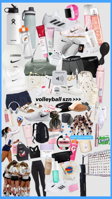 Volleyball Girls Outfit, Volleyball Starter Kit, Volley Ball Fit, Volley Ball Fits, What To Wear To Volleyball Practice, Volleyball Wishlist, Volleyball Needs, Volleyball Essentials, Volleyball Fits