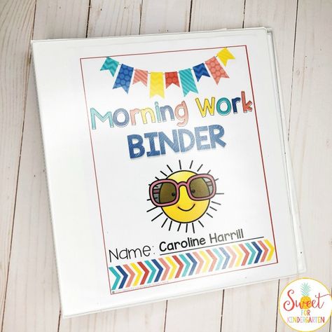 Morning Work Binder Cover Morning Work Coloring Sheet, Kindergarten Morning Journal, Morning Binders First Grade, Morning Binders Preschool, September Read Alouds, Fall Read Alouds, Read Alouds For Kindergarten, Morning Work Binder, September Apples