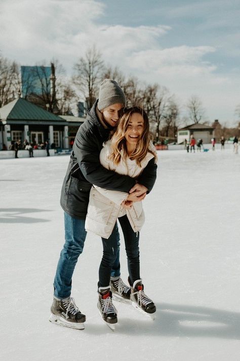 Hockey Engagement Photos, Ice Skating Photography, Frog Pond, Skate Photos, Themed Photography, Boston Wedding Photographer, Winter Engagement Photos, Engagement Photos Fall, Boston Wedding