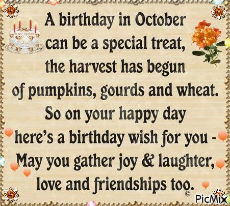 Happy Birthday Fall Quotes, Happy Birthday Fall Images, Fall Birthday Wishes, October Birthday Wishes, Happy October Birthday, October Birthday Quotes, Happy Birthday October, Happy Birthday Wishes For Her, Birthday In October