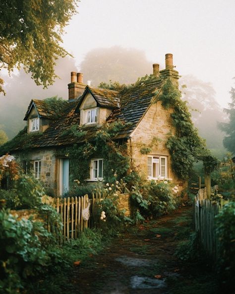 House Neighborhood, Cozy English Cottage, Witchy Cottage, Fairytale House, Magic House, Fairytale Cottage, Cottage Exterior, Cottage Style Homes, Dream Cottage