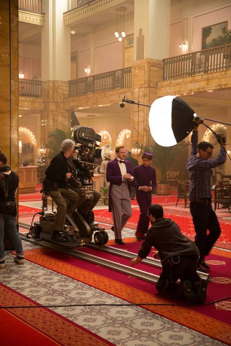 Wes Cinematography Lighting, Filmmaking Inspiration, The Grand Budapest Hotel, Filmmaking Cinematography, Grand Budapest, Cinematic Lighting, Grand Budapest Hotel, Budapest Hotel, Theatre Life