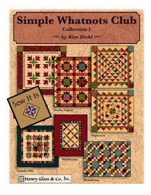 Simple Whatnots, Kim Diehl Quilts, Quilting Squares, Quilt Club, Kim Diehl, Mini Quilt Patterns, Triangle Square, Miniature Quilts, Doll Quilt