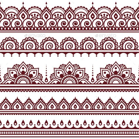 Vector ornament orient traditional style on white   FEATURES: 100 Vector Shapes All groups have names All elements are easy to m Indian Henna Tattoo, Henne Tattoo, Sanskrit Tattoo, Indian Henna, Female Tattoos, Cross Tattoos, Marquesan Tattoos, Muster Tattoos, Hip Tattoos Women