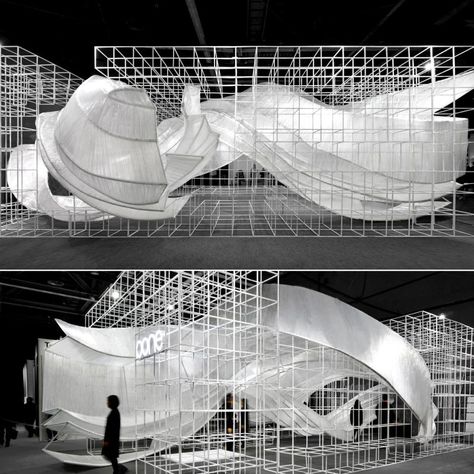 Parametric Architecture, Generative Design, Exhibition Space, Exhibition Stand, Architecture Sketch, Stage Design, Concept Architecture, Model Making, Modernism