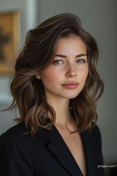 Shoulder Length Layered Hair, Haircuts For Medium Hair, American Beauty, Shoulder Length Hair, Stylish Hair, Medium Length Hair Cuts, Layered Haircuts, Length Hair, Shoulder Length