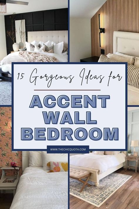 accent wall bedroom Accent Walls For Bedroom, Blank Wall Ideas Bedroom, Entryway Accent Wall Ideas, Bedroom With Slanted Ceiling, Headboard Accent Wall, Accent Wall Bedroom Ideas, Wallpaper Accent Wall Bedroom, Bedroom Wall Decor Ideas Above Bed, Accent Wall Inspiration