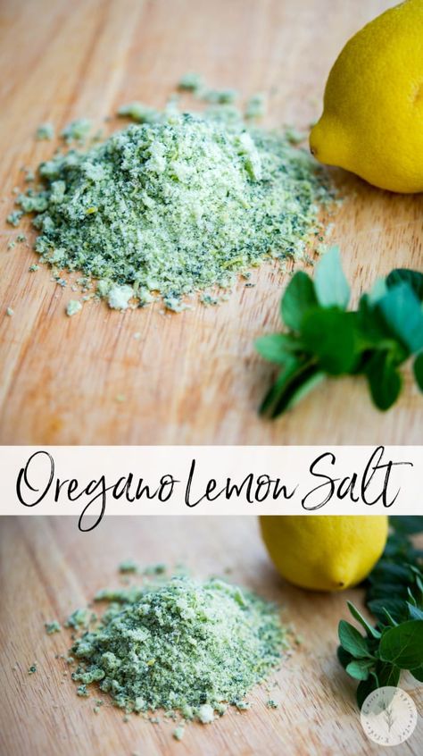 Oregano Salt Recipe, Infused Salt Recipes, Herb Salts, Flavored Salts Recipes, Infused Salts, Herb Salt Recipe, Herbal Gifts, Diy Seasonings, Flavored Salt