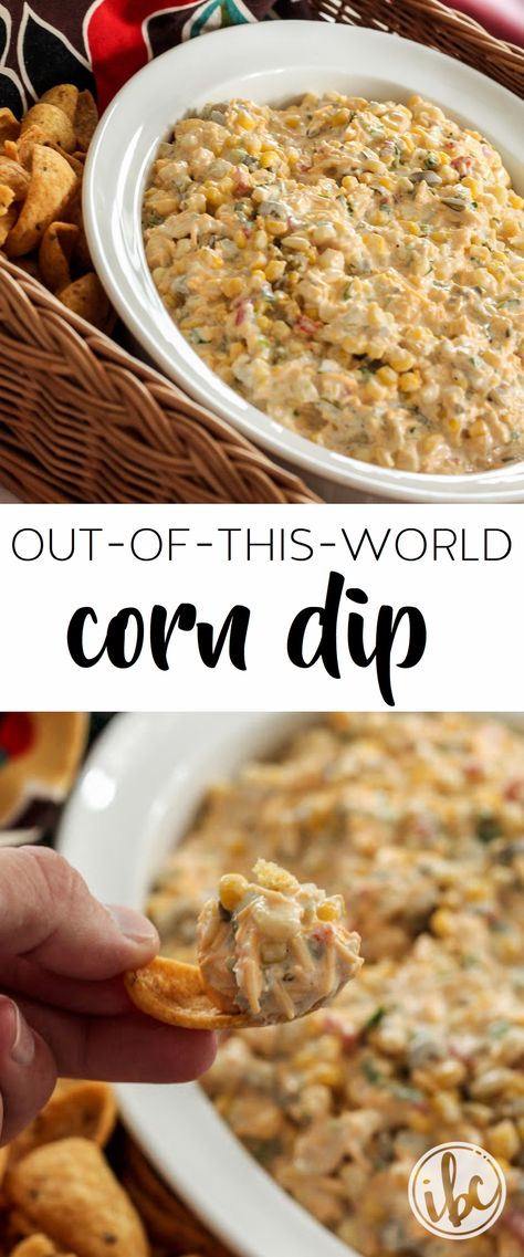 Funday Ideas, Friendsgiving Recipes Appetizers, Pilsbury Recipes, Appetizers Easy Dips, Corn Dip Recipes, Best Appetizer, Dip Easy, Pastas Recipes, No Cook Appetizers