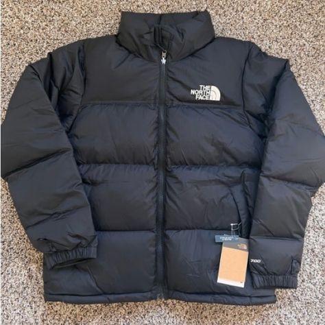 The North Face Black 700 Series Nuptse Puffer North Puffer Jacket, The North Face Black Jacket, Northface Coat Outfits, The Northface Puffer, Northface Puffer Coat, Best Puffer Jacket, North Face Coats, Northface Puffer, Black North Face Jacket