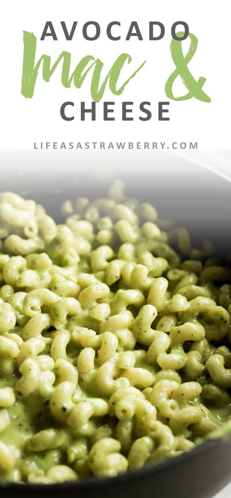 Avocado Mac And Cheese, Avocado Recipes Pasta, Avocado Sauce Pasta, Easy Mac N Cheese Recipe, Avocado Recipes Healthy, Recipes Avocado, Resep Pasta, Avocado Dessert, Easy Mac And Cheese