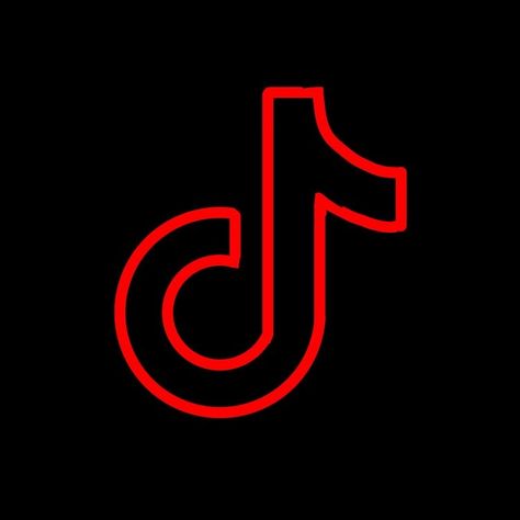 Red Tiktok Icon, Iphone Background Red, Funky Icons, Tiktok App Icon, Beard Logo Design, Tiktok App, Netflix App, The Letter J, Red And Black Wallpaper