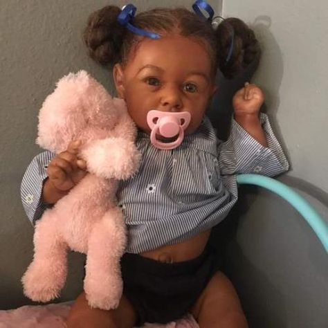 [NEW] 22'' African American Kelly Reborn Baby Doll Girl with Coos and "Heartbeat"#reborndolls#rebornbaby#siliconebaby American Baby Doll, Reborn Toddler Dolls, Silicone Reborn Babies, Realistic Baby Dolls, Reborn Baby Girl, Reborn Baby Doll, Reborn Toddler, Toddler Dolls, Casino Night