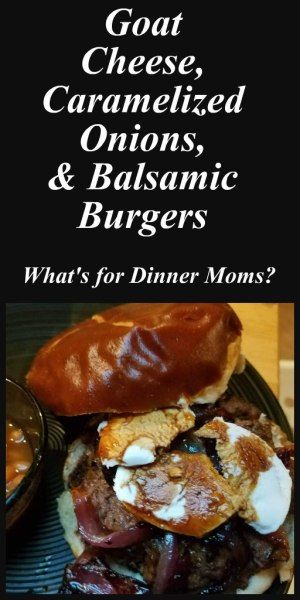 Goat Cheese Hamburger, Goat Cheese Burger Recipes, Goat Cheese Burger, Hibachi Rice, Hamburger Recipe, Balsamic Onions, Specialty Sandwiches, Keto Dishes, Onion Burger