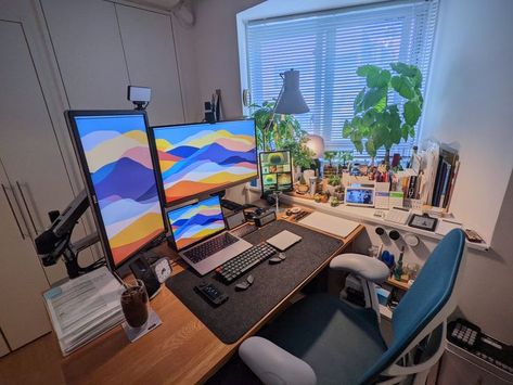 Gaming Setups, Mac Book, Computer Setup, Office Desks, Set Up, Gaming Setup, Home Office Desks, Desk Organization, Low Profile