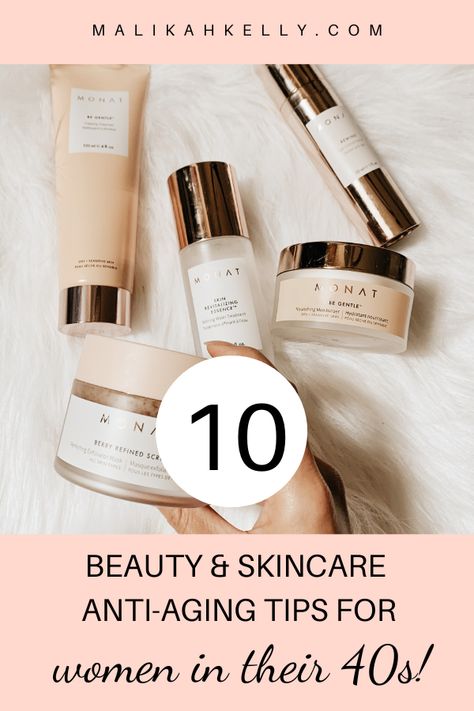 40 and Fabulous! Beauty Tips for Women in Their 40s! — Malikah Kelly Make Up 40's For Women, Pro Makeup Tips, Statement Makeup, Women In Their 40s, Facial Routines, 40 And Fabulous, Oil Based Cleanser, Unique Makeup, Anti Aging Ingredients