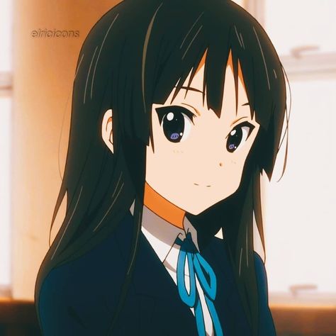 Mio Akiyama Icon, Mio Akiyama, K On, Salt, Hair, Anime, Pattern, Black