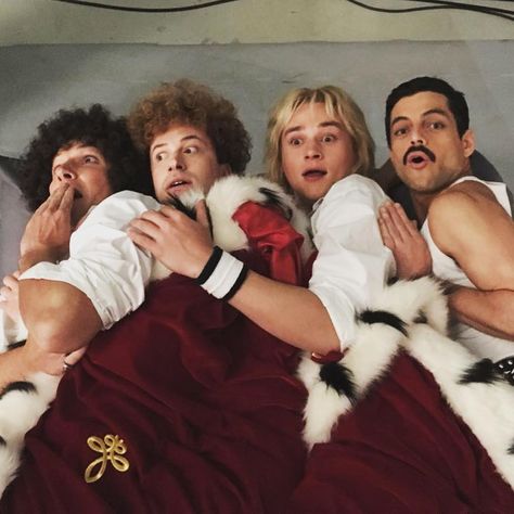 Gwilym Lee on Instagram: “Wow! Who’d have thought it..... @theacademy Best Picture Nomination for @bohemianrhapsodymovie Congratulations @gkfilms_ and all involved!” Bohemian Rhapsody Cast, Queen Movie, Queen Humor, Queen Meme, Queens Wallpaper, Ben Hardy, Queen Aesthetic, Queen Photos, Rami Malek