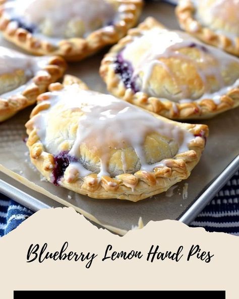 Made by Judia Blueberry Lemon Pie Filling, Hand Pies Recipes Fruit, Canned Blueberry Pie Filling Recipes, Berry Pie Filling Recipe, Lemon Hand Pies, Blue Berry Pie, Mini Blueberry Pie, Blueberry Pie Filling Recipes, Easy Hand Pies