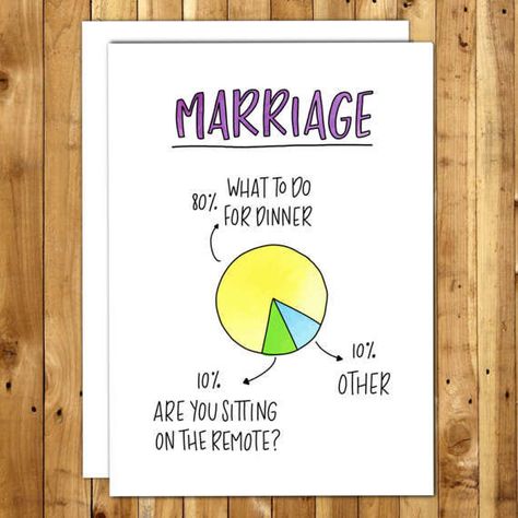 22 Snarky Anniversary Cards For Couples Who Think Romance Is Gross Homemade Anniversary Cards, Happy Birthday Husband Cards, Funny Anniversary Wishes, Funny Wedding Anniversary Cards, Cards For Couples, Card Marriage, Anniversary Cards For Couple, Anniversary Wishes For Couple, Marriage Card